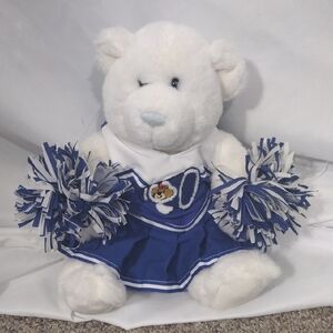 Vintage Retired Build a Bear Workshop BAB White Polar Bear Cheerleader Outfit.